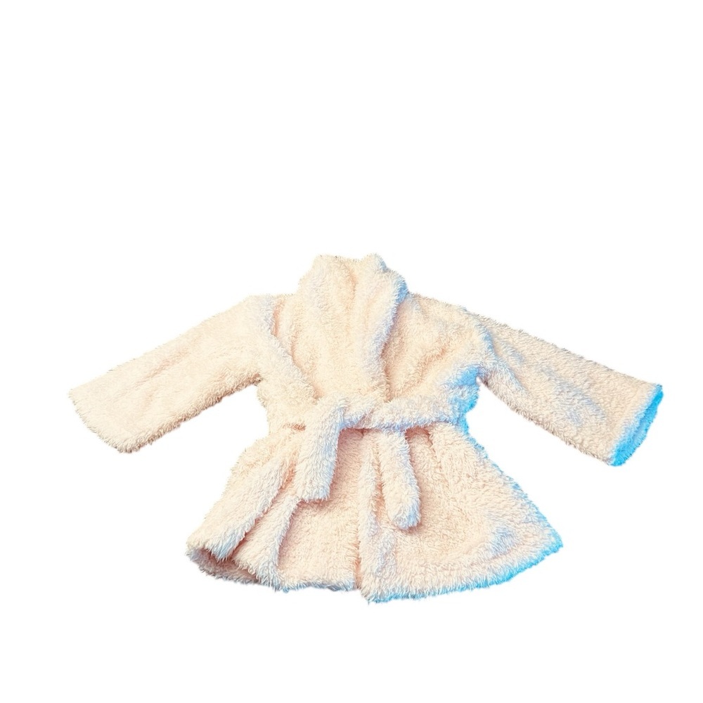 Little Giraffe Soft Pink Kids Belted Pajama Robe Size 1-2Y